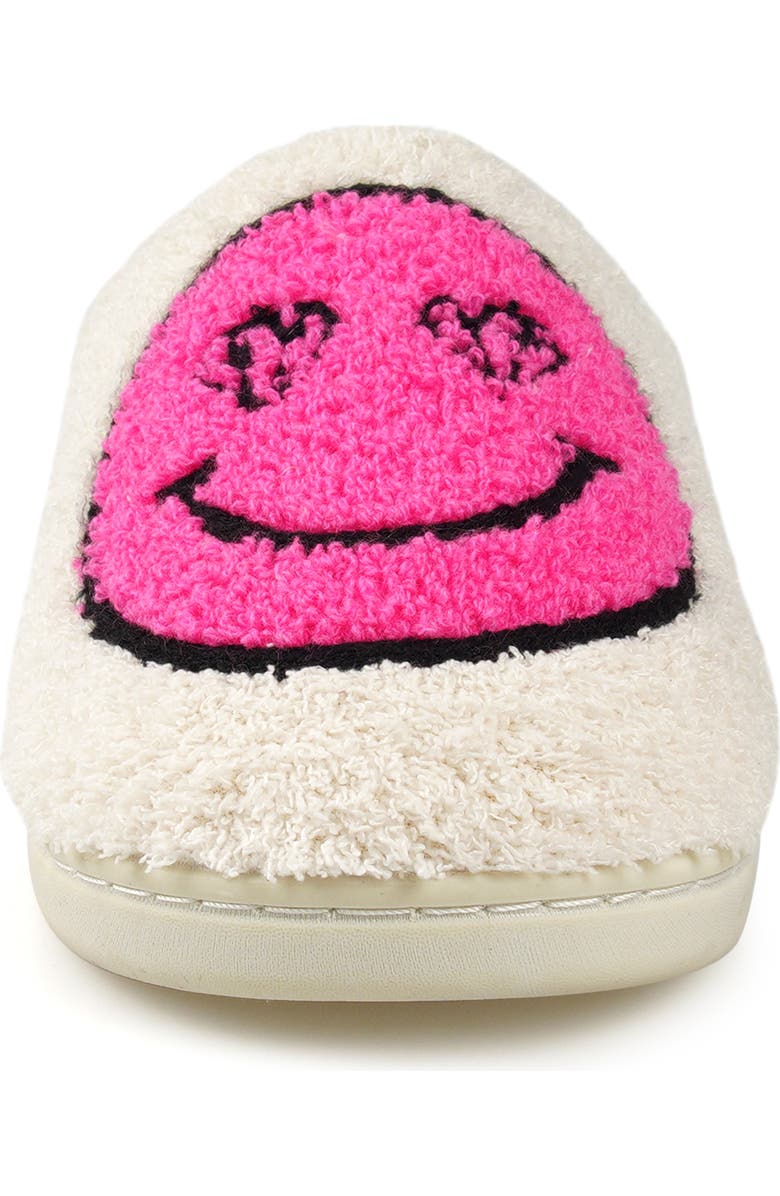 ROCK AND CANDY Scuff Slipper, Alternate, color, White Fabric - Whtfb