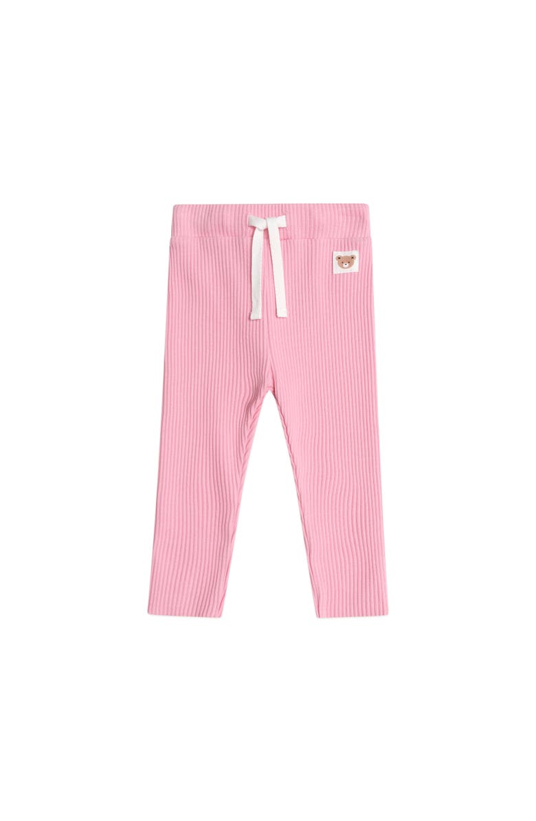 Huxbaby Rib Leggings, Main, color, Strawberry