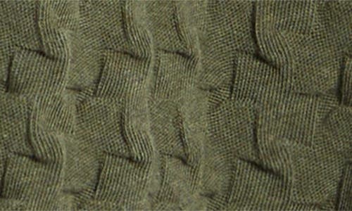 Margaret O'leary 3-d Open Cotton Cardigan In Green