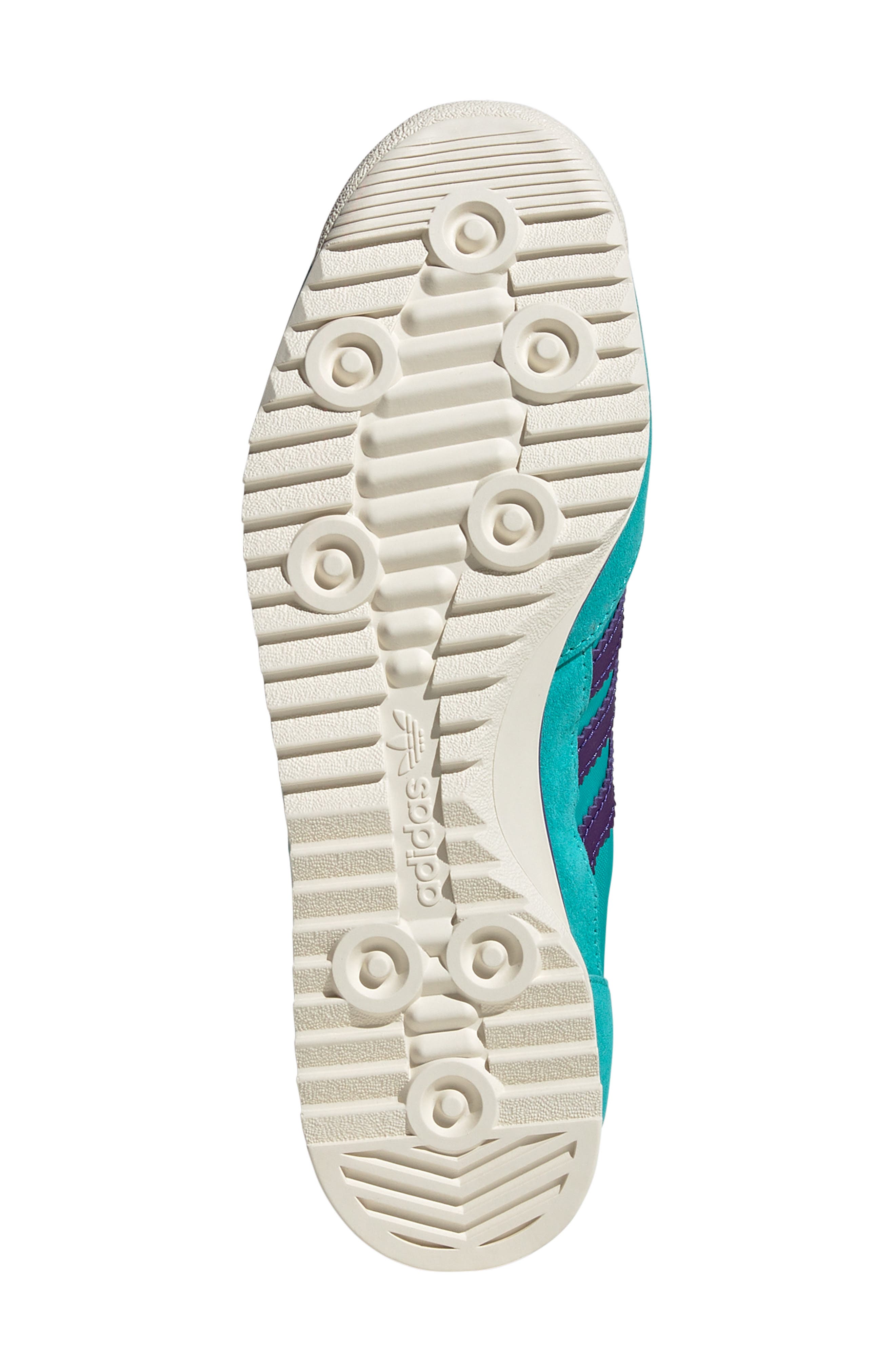adidas x Sporty & Rich Gender Inclusive SL 72 Sneaker, Alternate, color, Mint/ Purple/ Cream White