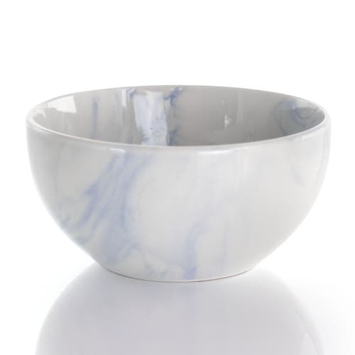 Elama Fine Marble 16 Piece Stoneware Dinnerware Set In Multi