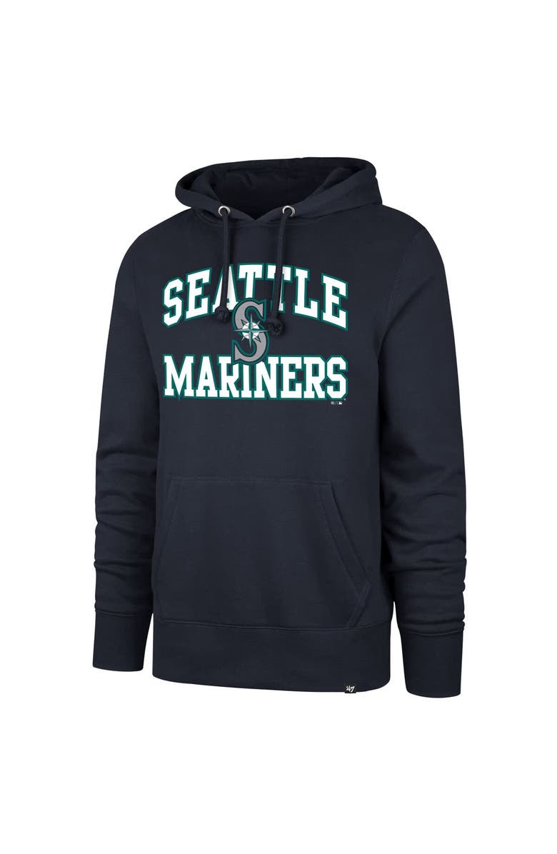 '47 Men's '47  Navy Seattle Mariners Velocity Headline Pullover Hoodie, Alternate, color, 
