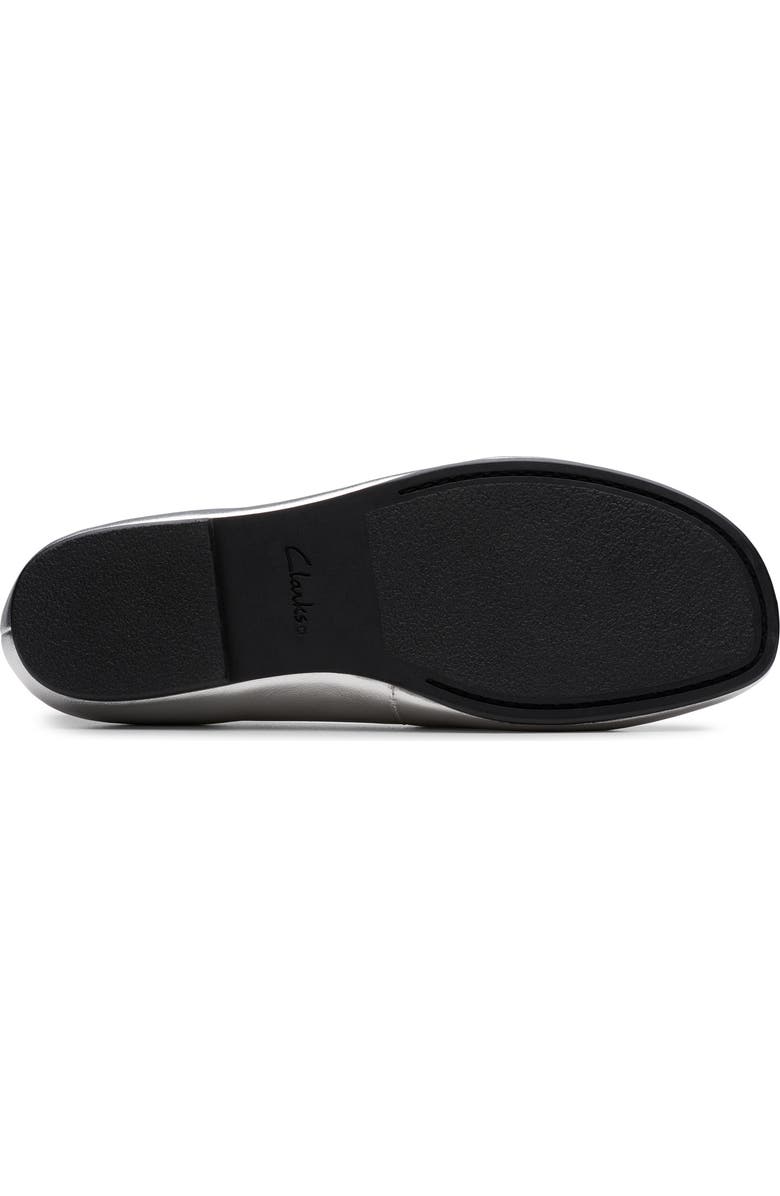 Clarks<sup>®</sup> Livia Lilly Ballet Flat, Alternate, color, Silver