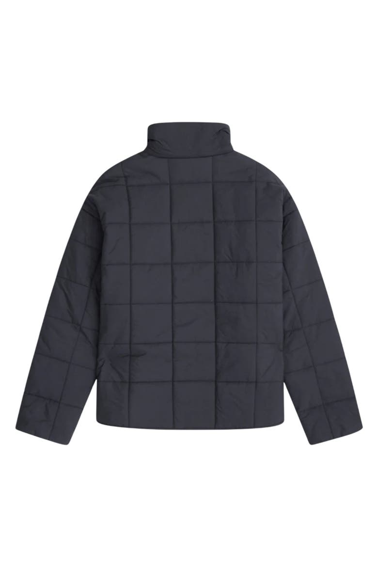 Nina Grid Quilted Padded Jacket, Alternate, color, Black