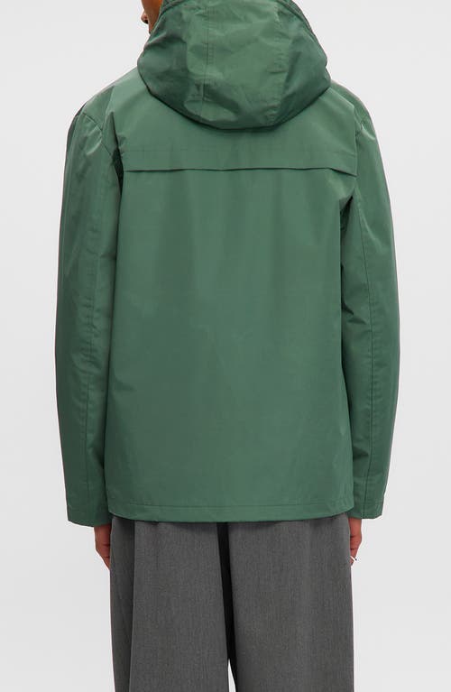 Noize Andreas Water Resistant Rain Coat In Green