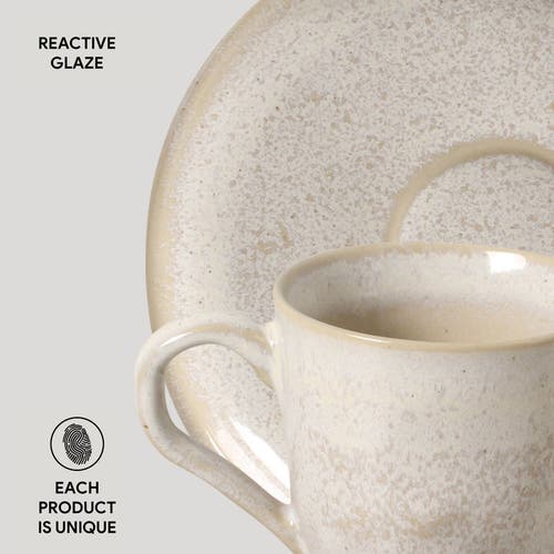Porto Brasil Coffee Cup & Saucer Set Of 6 In Brown