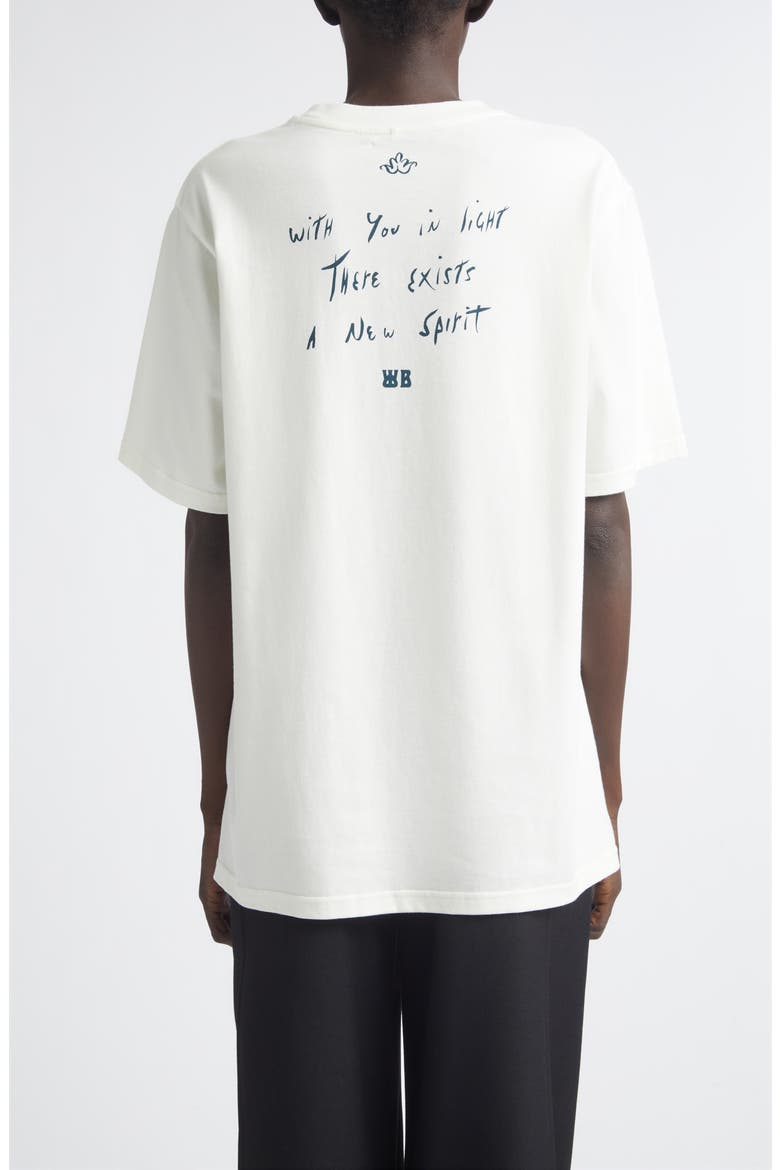 Raga Oversize Cotton Graphic T-Shirt, Alternate, color, IVORY