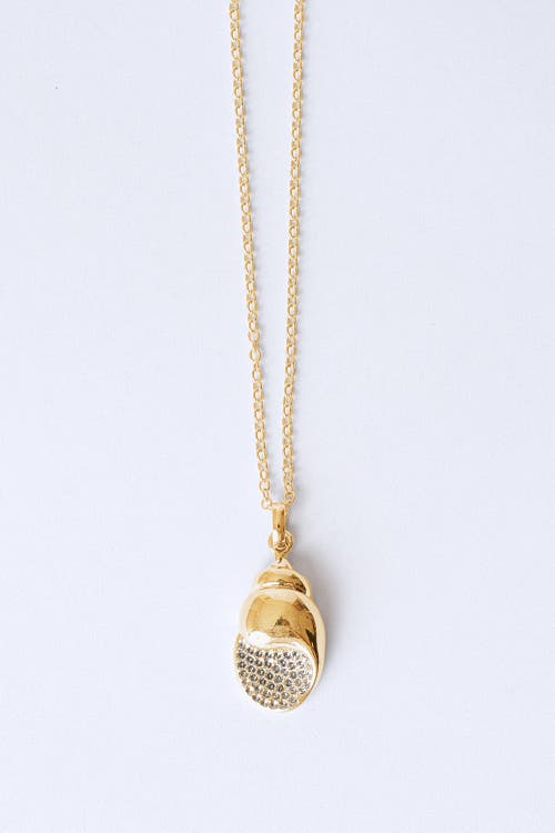 Classicharms Lexi Seashell Pendant Necklace In Gold