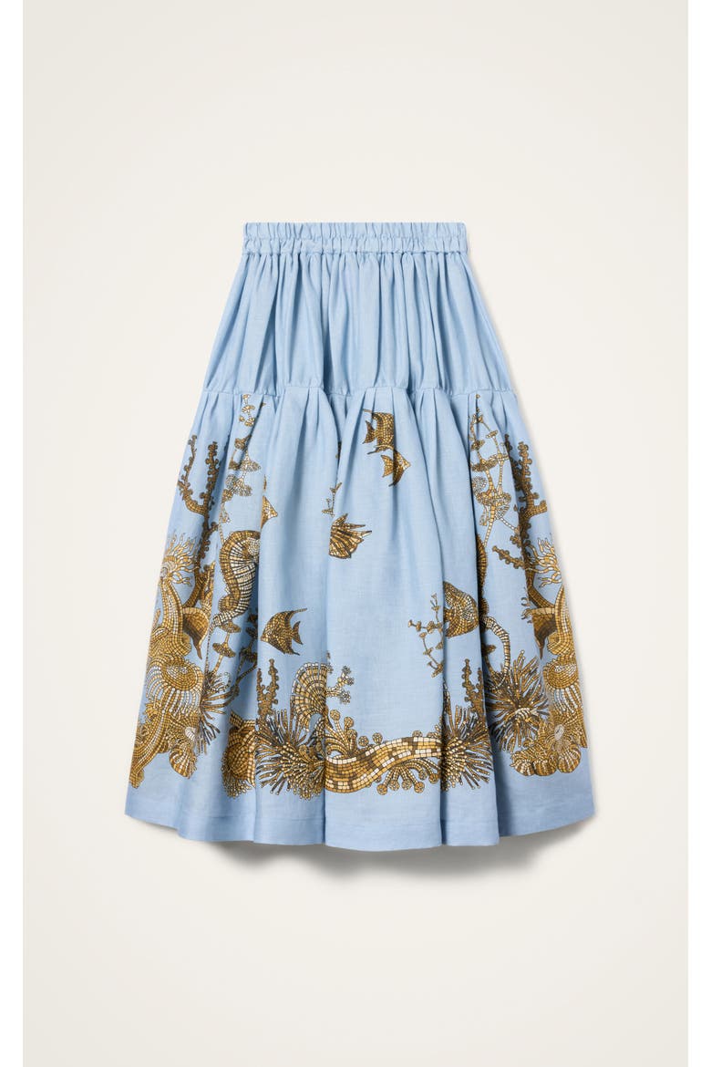 Gala Skirt, Alternate, color, Oceania Placée Light Blue