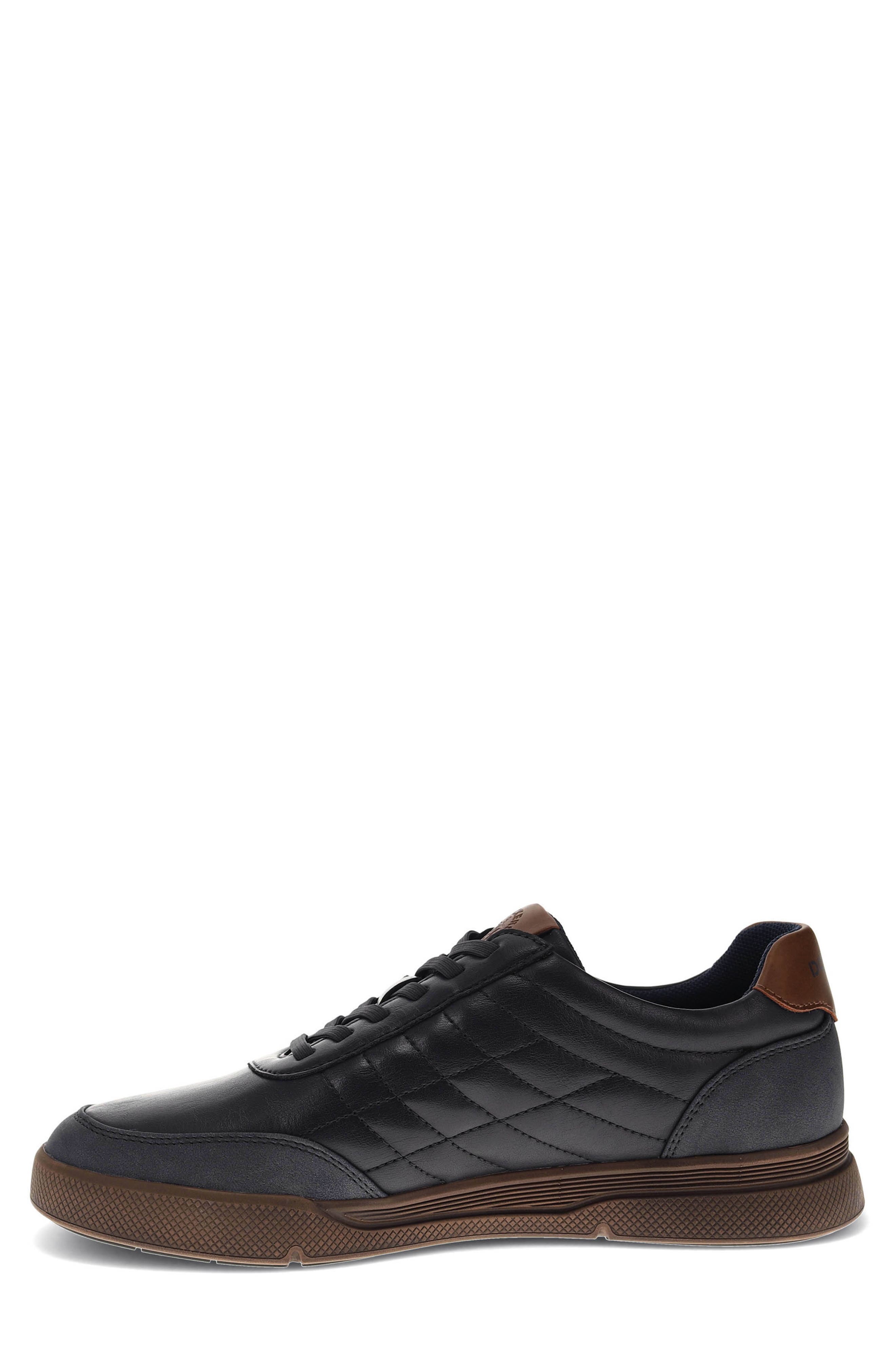 Brady Quilted Sneaker, Alternate, color, NAVY