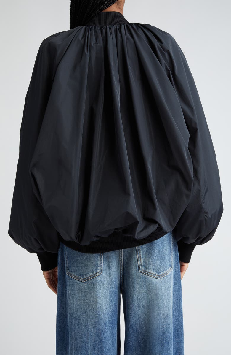 Stella McCartney Balloon Bomber Jacket, Alternate, color, Black