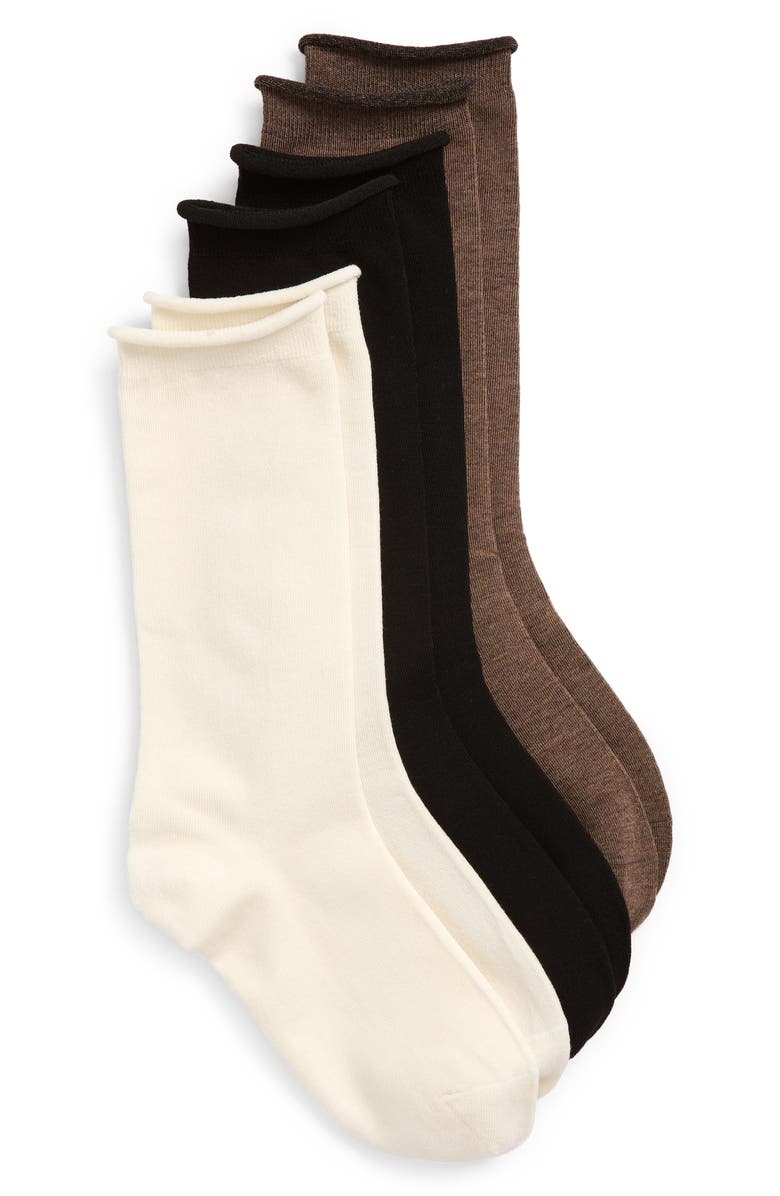 Nordstrom Assorted 3-Pack Socks, Main, color, 