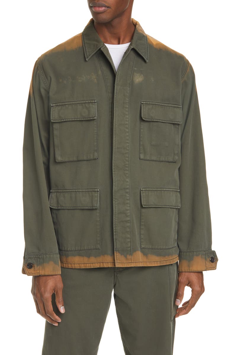 Marni Bleached Bull Denim Jacket, Main, color,