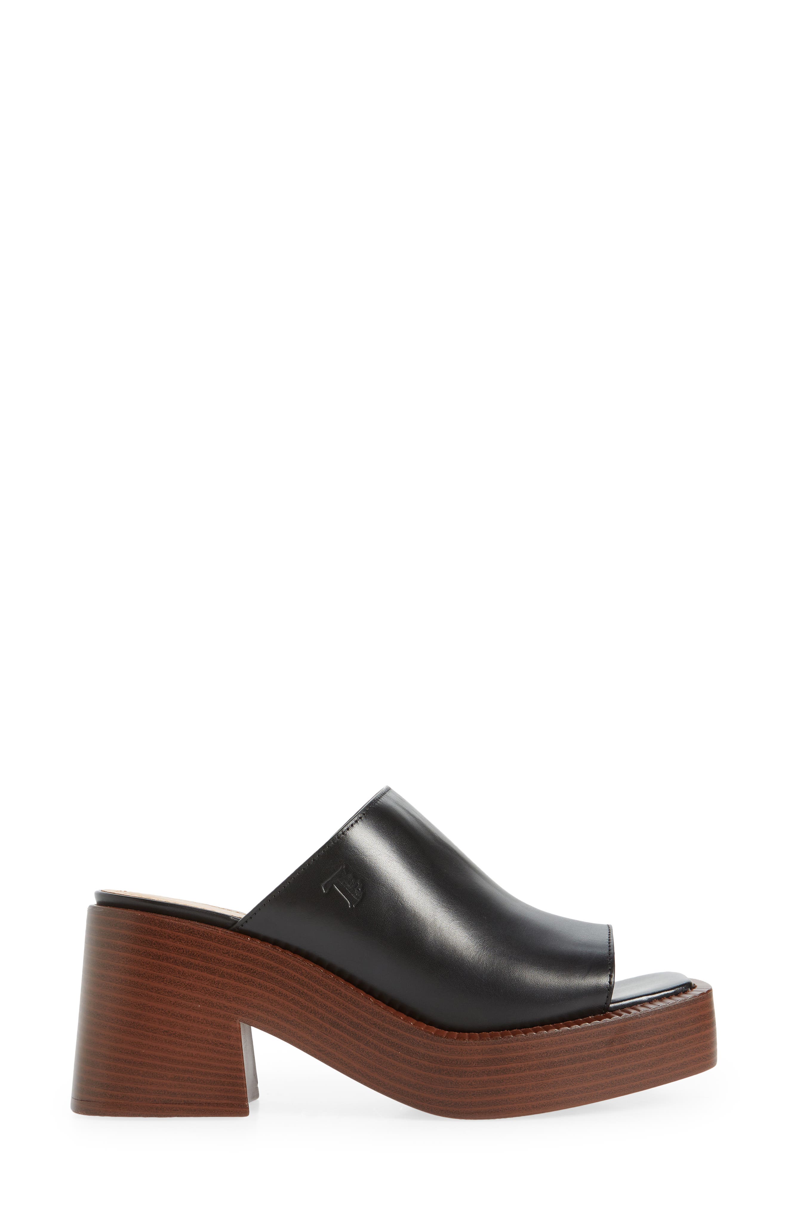 Tod's Gomma Square Toe Platform Sandal (Women) | Nordstromrack