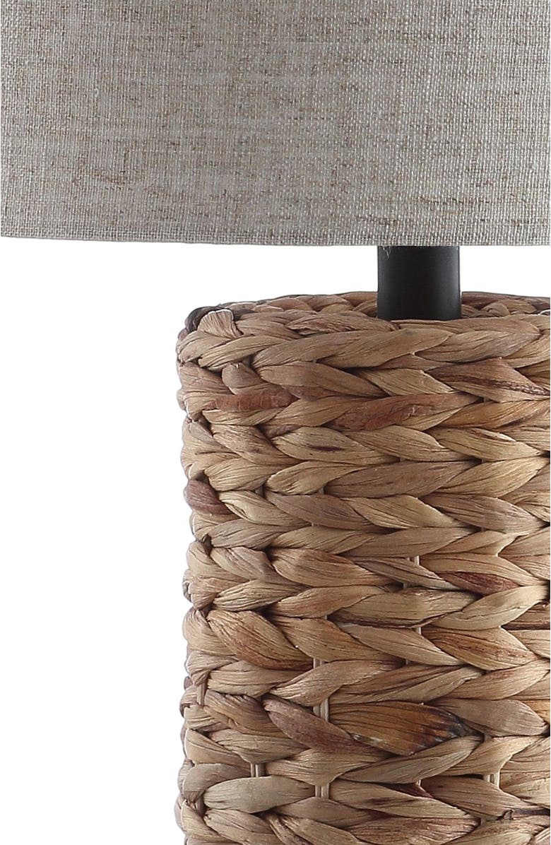 JONATHAN Y Elicia 25" Coastal Water Hyacinth LED Table Lamp, Alternate, color, Natural