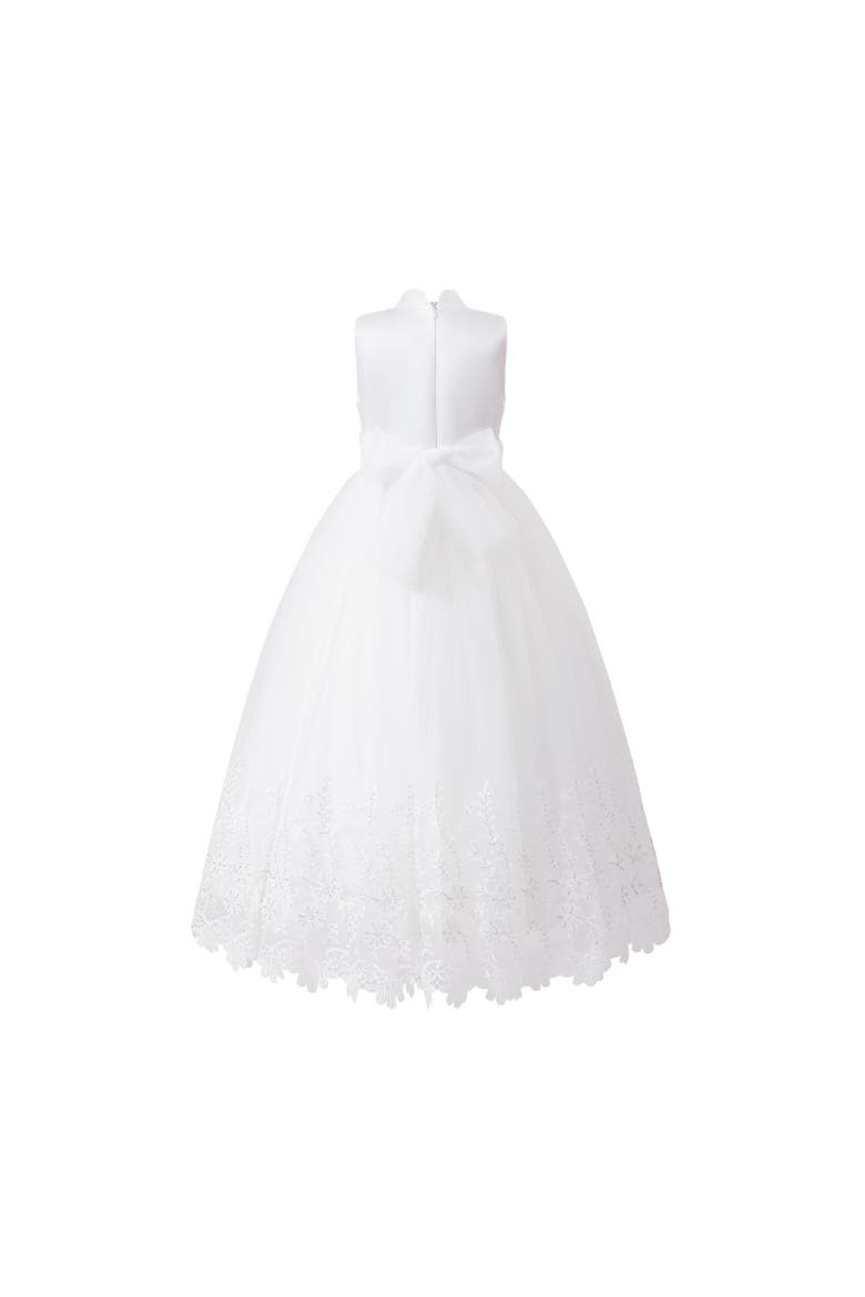 Alvaria Sleeveless Lace Dress, Alternate, color, White