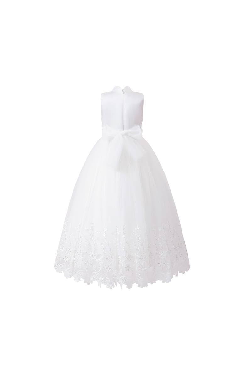 Tulleen Alvaria Sleeveless Lace Dress, Alternate, color, White