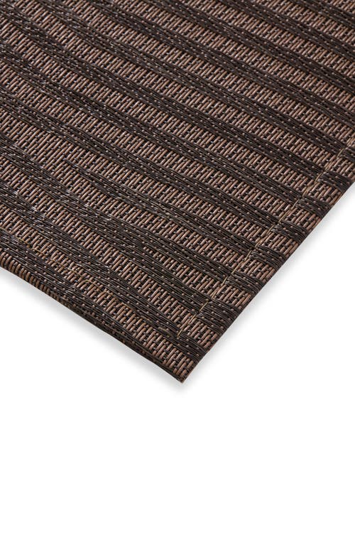 Chilewich Dune Woven Floor Mat, 6' X 9' In Brown