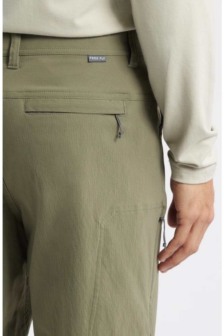 Topogrid Water Repellent Pants, Alternate, color, FATIGUE