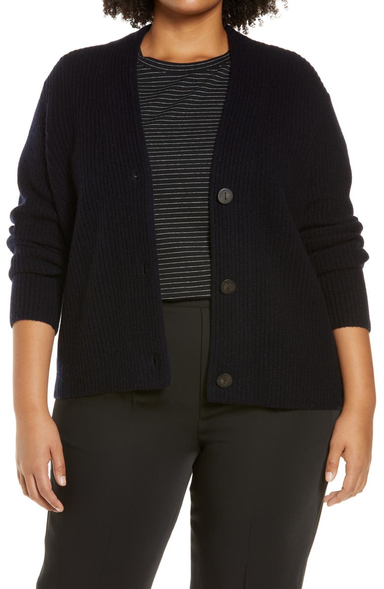 Vince Women's Wool & Cashmere Cardigan, Main, color, Coastal