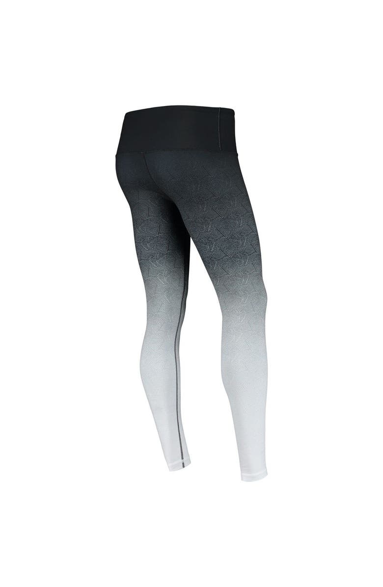 ZOOZATZ Women's ZooZatz Black/White Indiana Hoosiers Geometric Print Ombre Leggings, Alternate, color, 