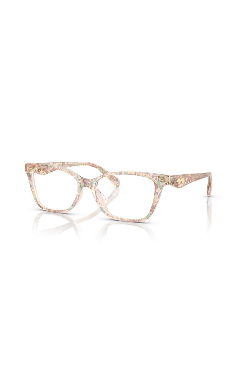 COACH 52mm Cat Eye optical glasses, Main, color, Multicolor