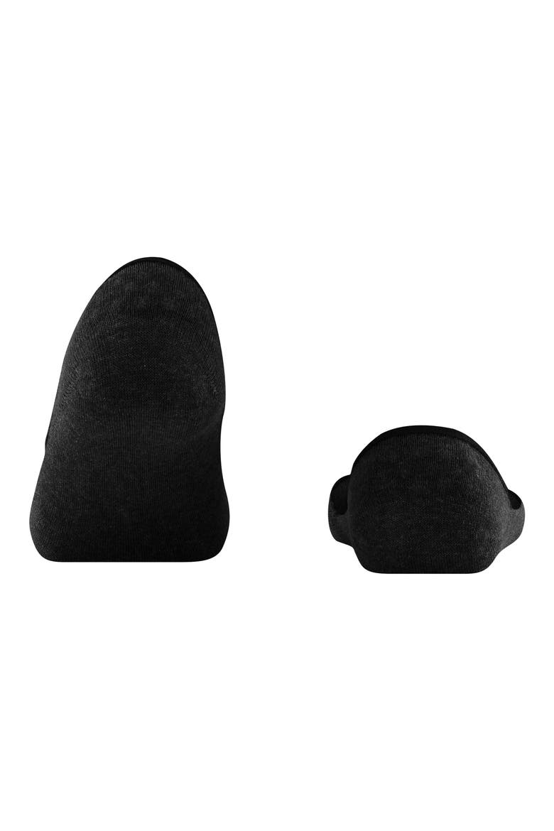 Step Medium Invisible Socks, Alternate, color, BLACK
