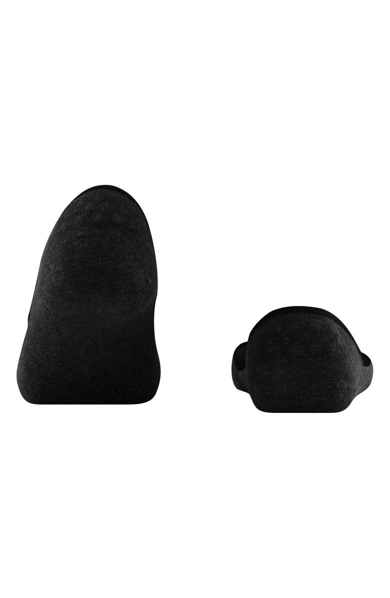 Falke Step Medium Invisible Socks, Alternate, color, Black