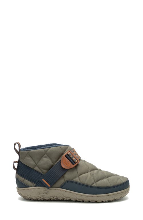 Chaco Ramble Rugged Puffer Slip-on In Dusty Olive