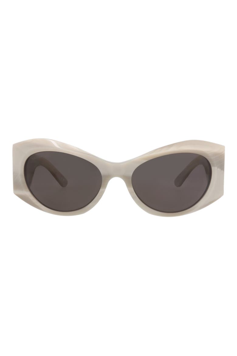 59mm Cat Eye Sunglasses, Main, color, GREY GREY GREY