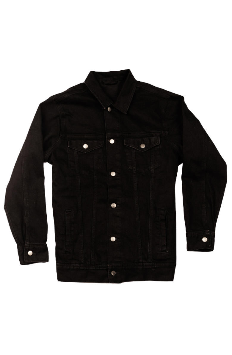 Dapper Boi Black Denim Jacket, Main, color, 