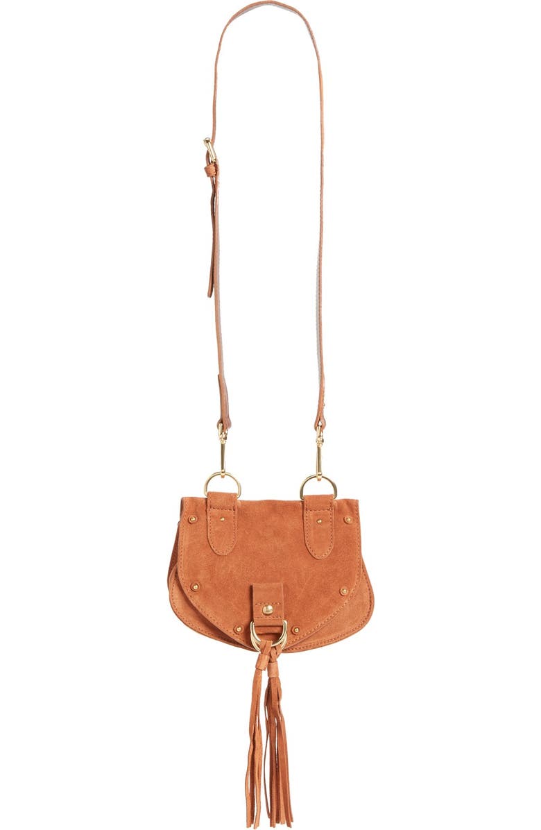 See by Chloé 'Small Collins' Leather & Suede Messenger Bag, Alternate, color,