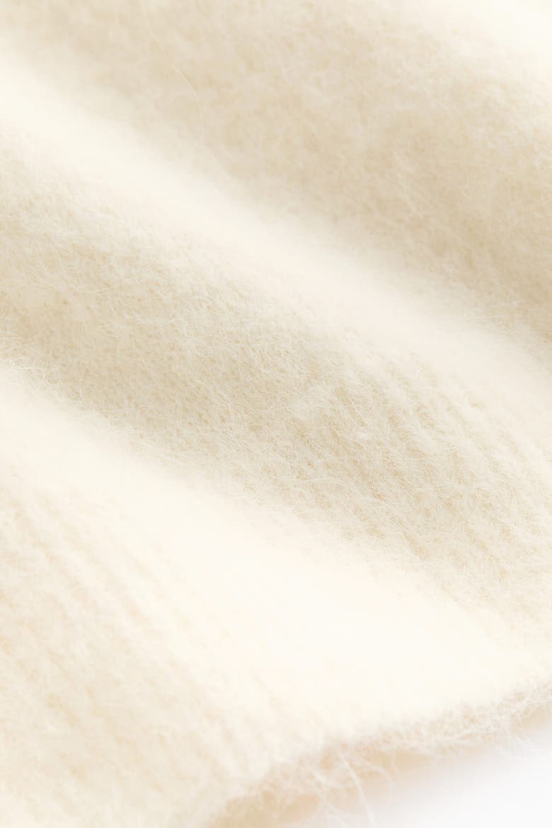Short-Sleeved Sweater, Alternate, color, Cream