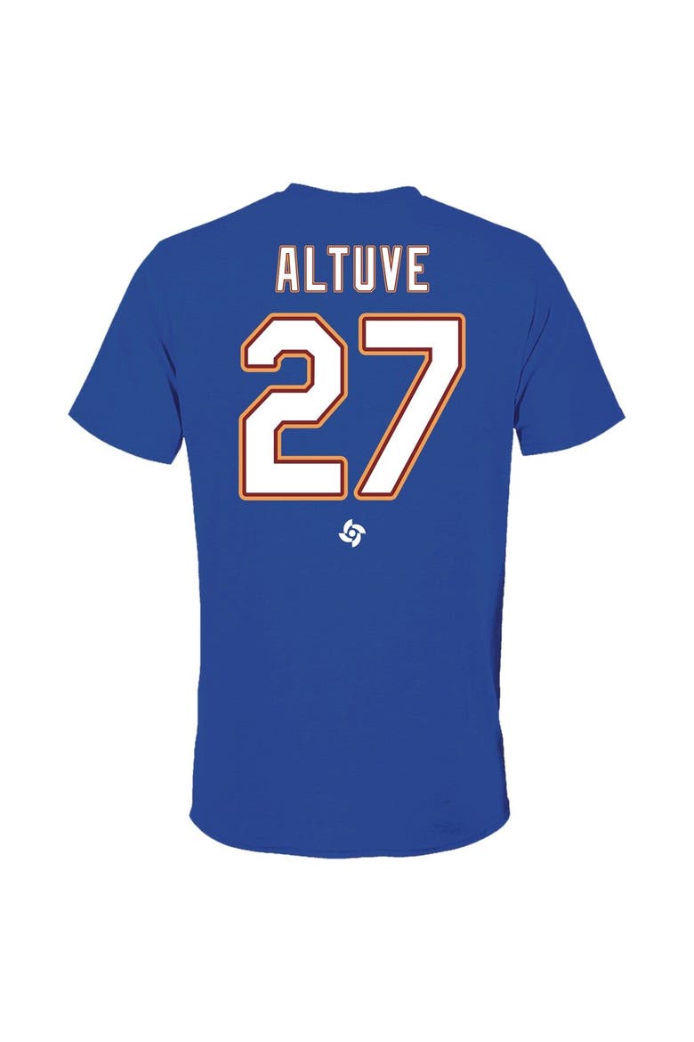 Men's LEGENDS Jose Altuve Royal Venezuela Baseball 2023 World Baseball Classic Name & Number T-Shirt, Alternate, color, Royal