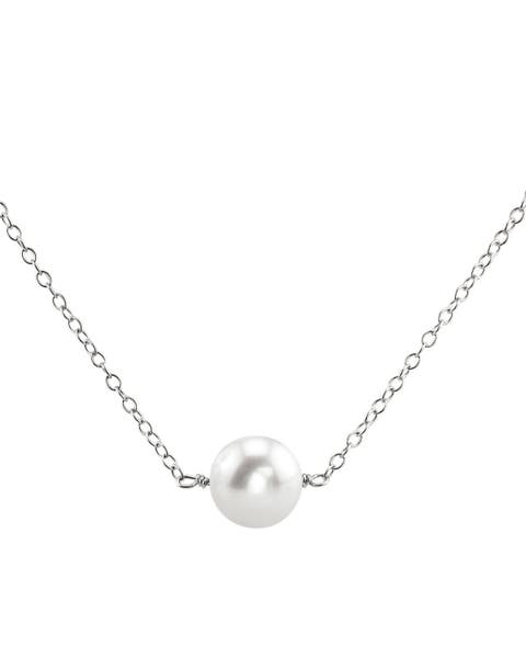 14K Gold Freshwater Solitaire Pearl & Gold Pendant