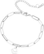 DLORIA LoyalPrint Delicate Paw Print Link Bracelet