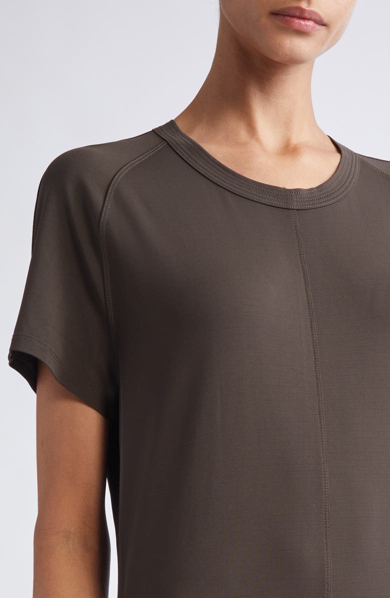 TOTEME Fluid Jersey Maxi T-Shirt Dress, Alternate, color, Pepper