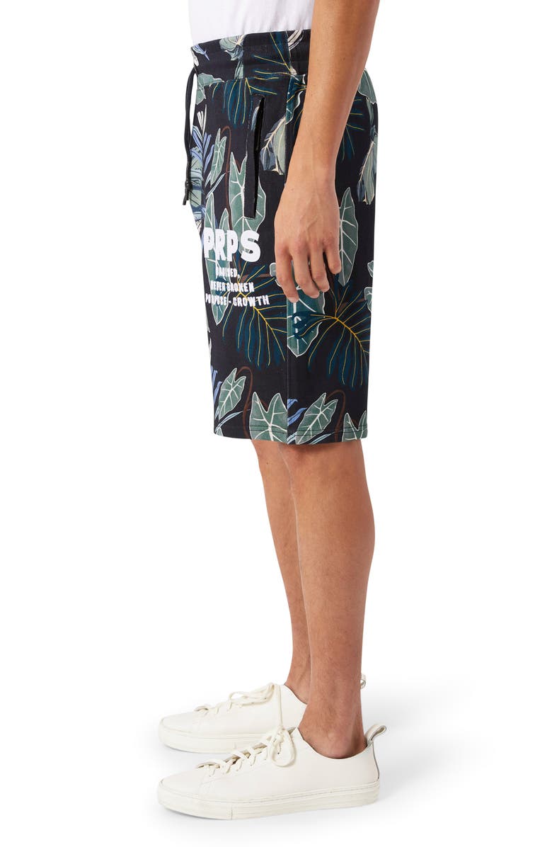 PRPS Tropic Cotton Drawstring Shorts, Alternate, color,