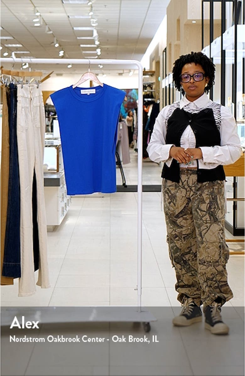 Padded Shoulder T-Shirt, sales video thumbnail