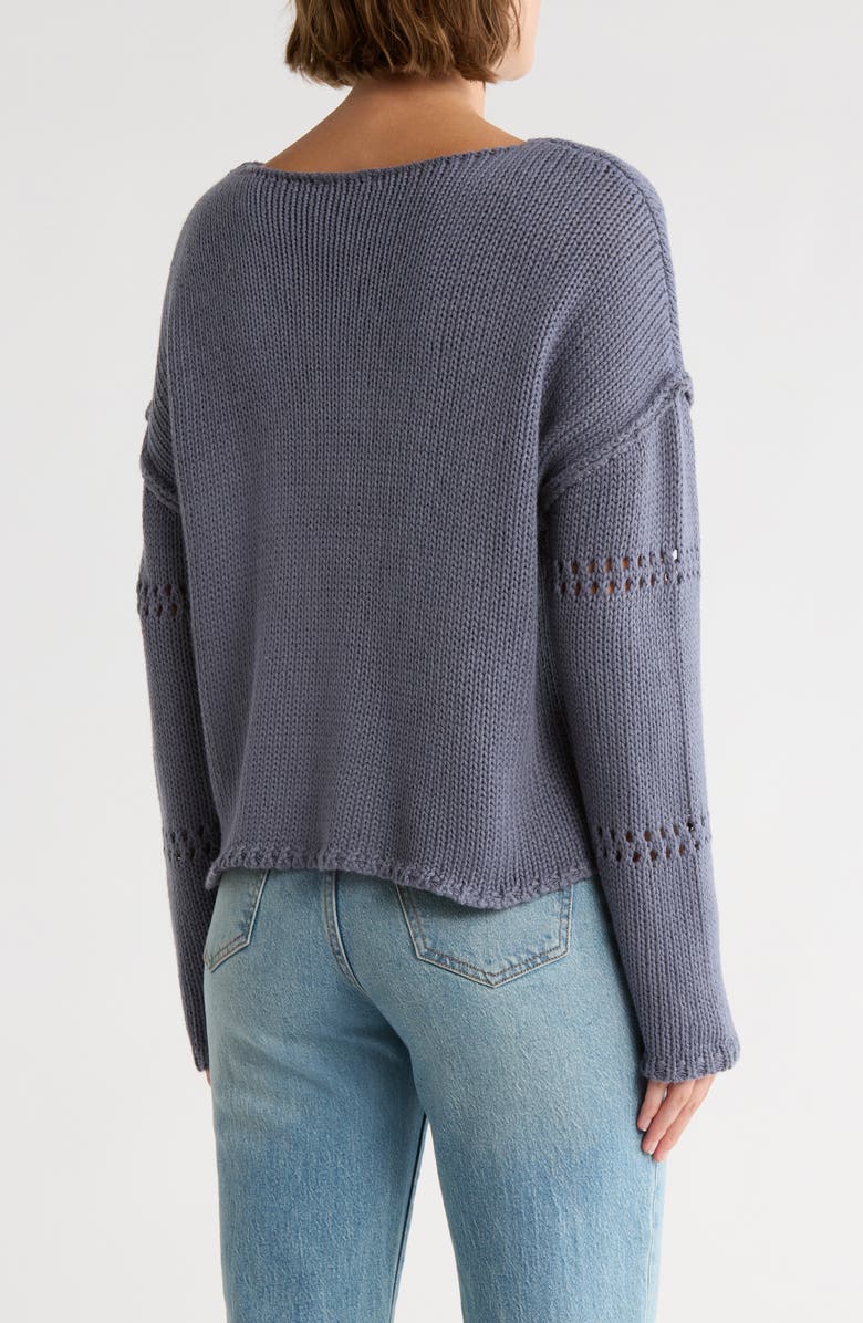 RD Style Open Stitch Detail Sweater, Alternate, color, 