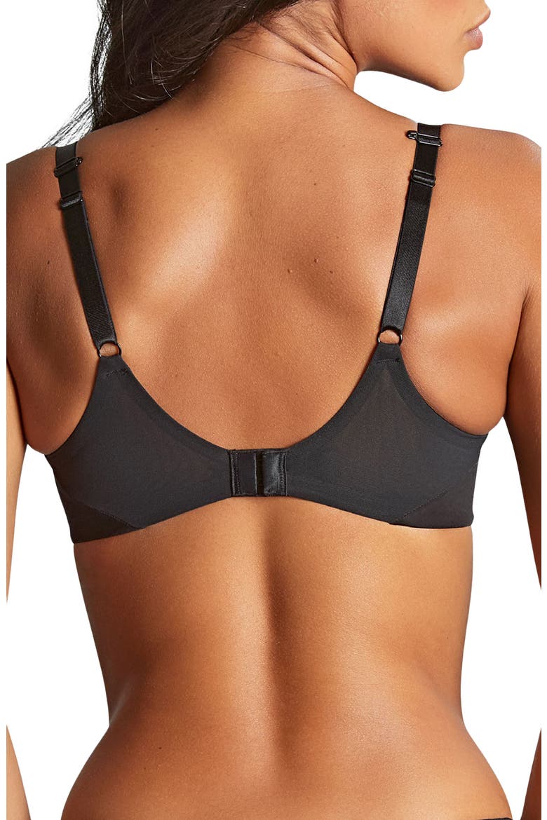 Faith Underwire Super Plunge T-Shirt Bra, Alternate, color, NOIR