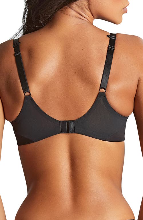Panache Faith Underwire Moulded Plunge T-shirt Bra In Noir