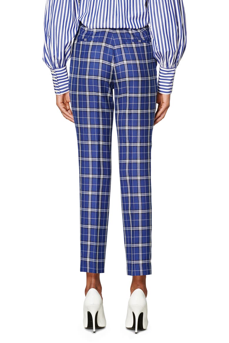 Lane Classic Trousers, Alternate, color, BLUE CHECK