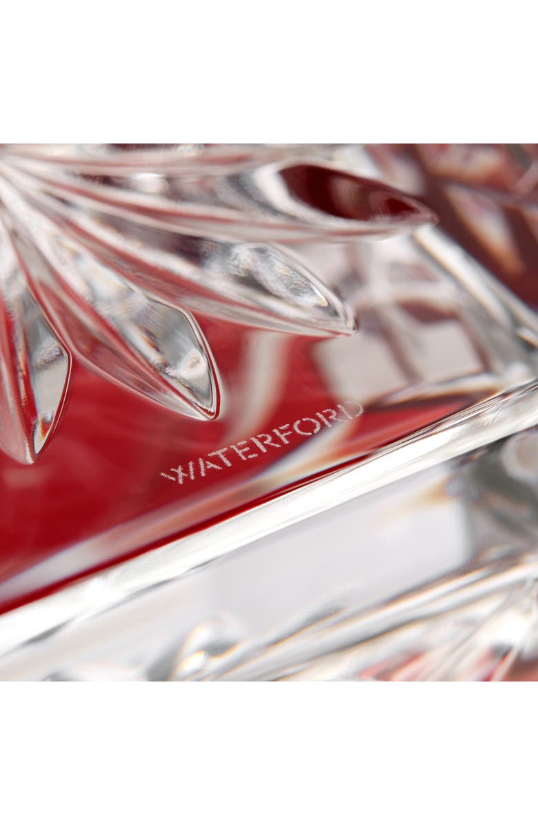Waterford Lismore Red Crystal Decanter, Alternate, color, Red