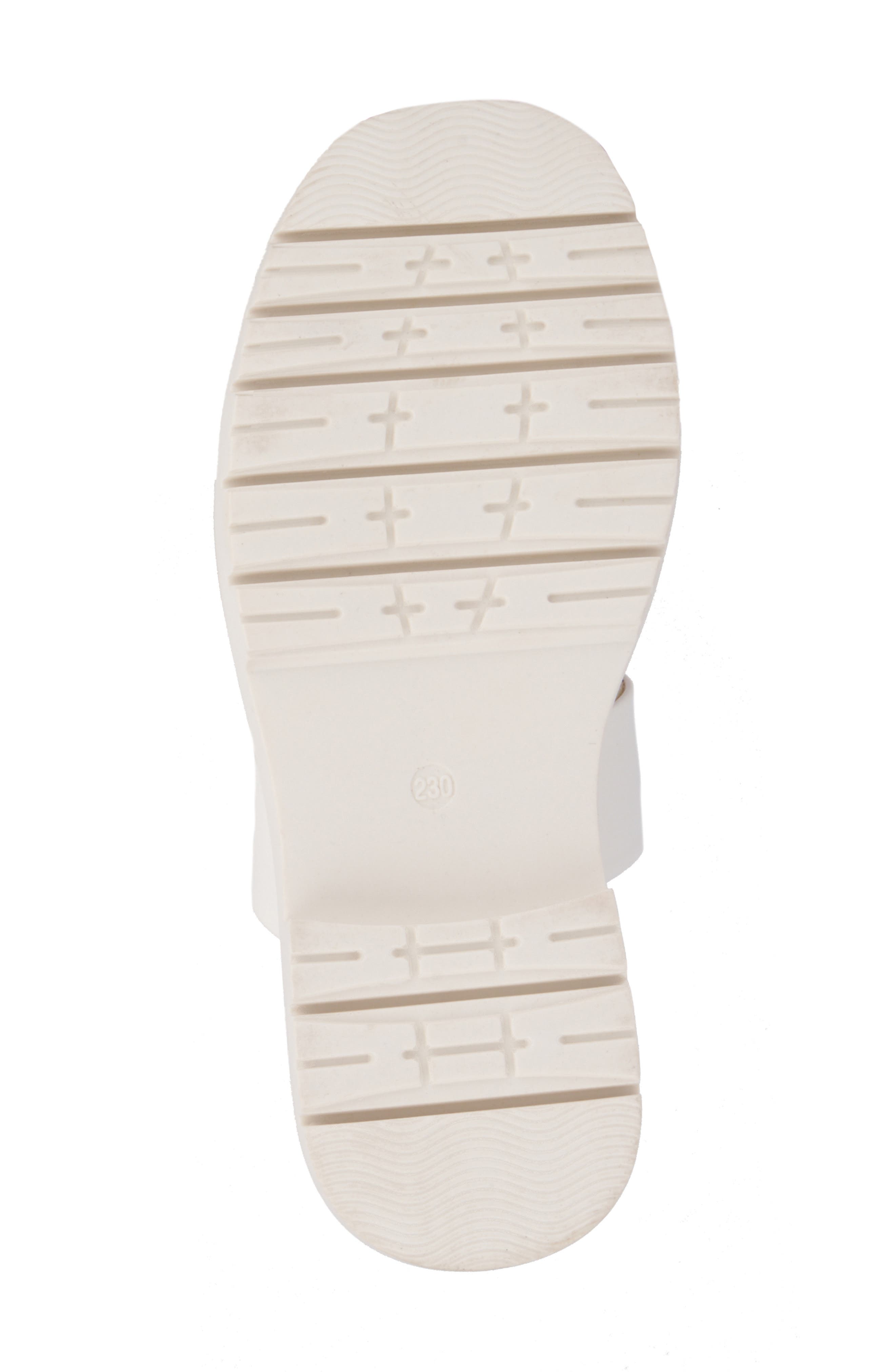 Tempting Platform Slide Sandal, Alternate, color, WHITE