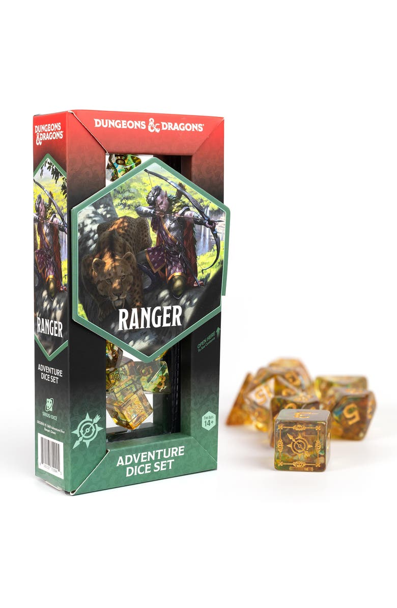 Dungeons & Dragons D&D Adventure Dice, 16 Pieces, Main, color, Multicolored