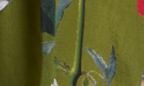 Apny Long Sleeve Shirtdress In Green