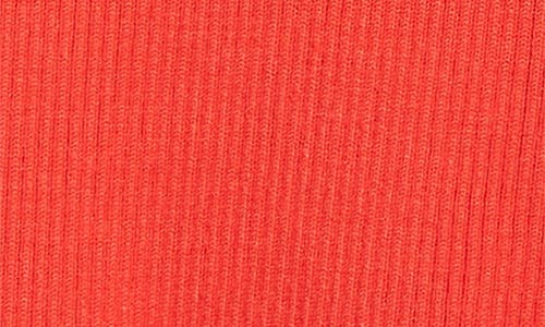 Shop Elie Tahari The Soraya Rib Sweater In Hibiscus