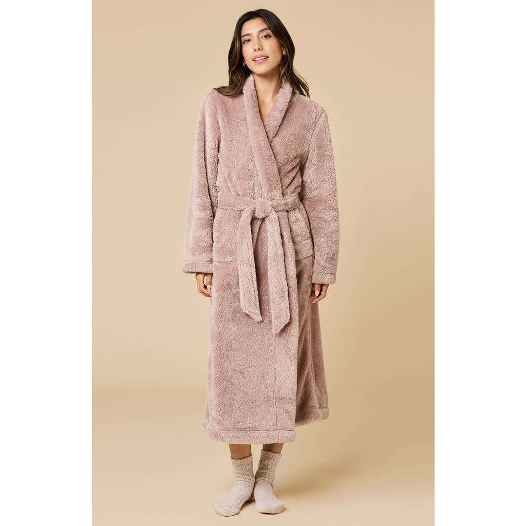 Softies Dreamplush Wrap Robe In Brown