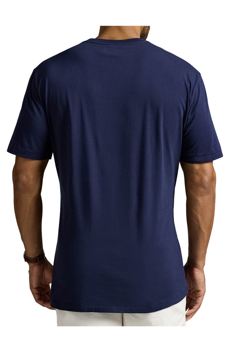 Polo Ralph Lauren Big & Tall Jersey Graphic T-Shirt, Alternate, color, Cruise Navy